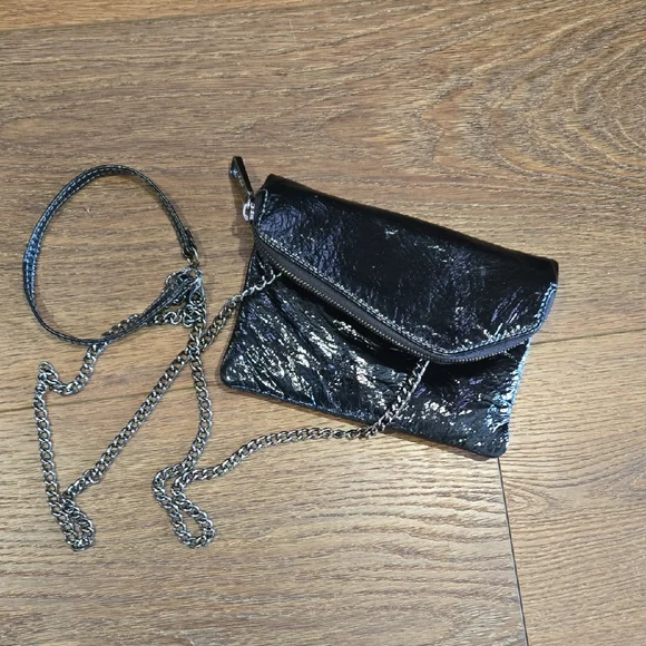 HOBO LEATHER CHAIN STRAP CROSSBODY MINI BAG.. #7863 - Picture 2 of 11